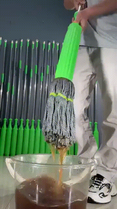 Bamboo Water Rotating Mop 2 in 1